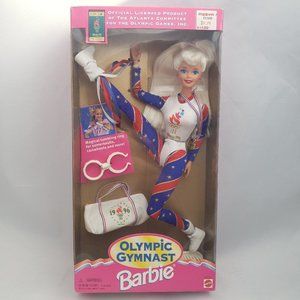 1995 Mattel Olympic Gymnast Barbie Doll - Atlanta 1996
